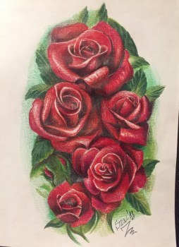 Roses 21 x 28 cm